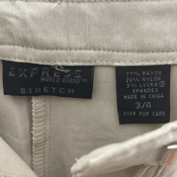 ❤️ 🆕 EXPRESS Stretch Pants Size 3/4 - Picture 4 of 4